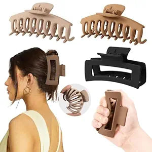 Silicon hair clips