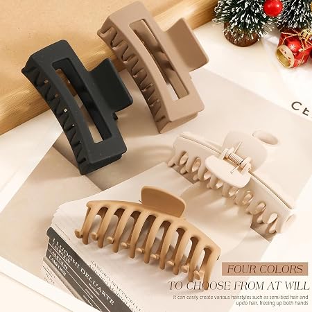 Silicon hair clips
